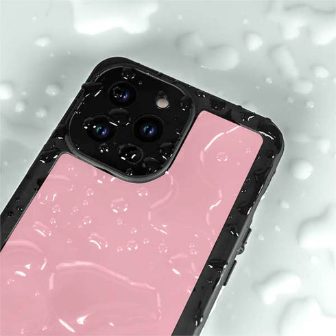 Light Pink iPhone 15 Pro Waterproof Case